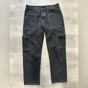 Black cargo pants